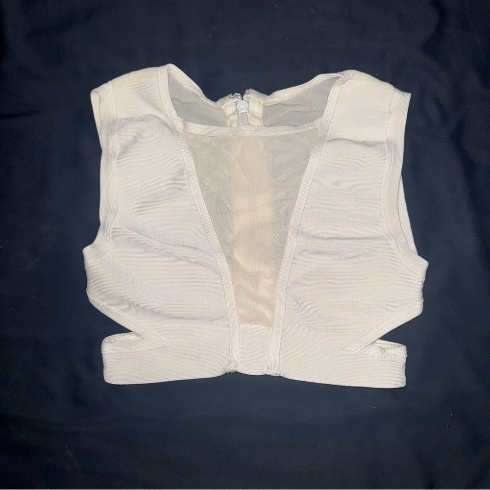 White Sleeveless Women's Top